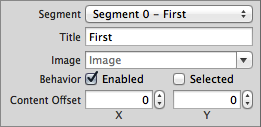 image: ../Art/uisegmentedcontrol_attributes_inspector_segment_appearance_and_behavior.png